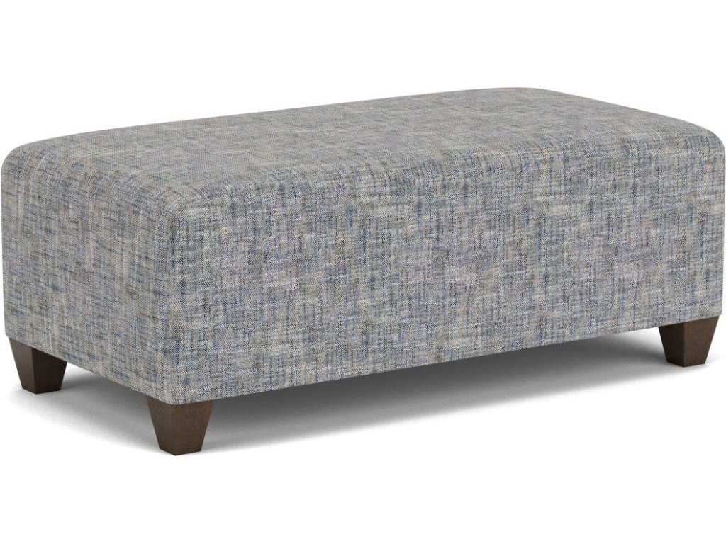 Cascade Fabric Rectangular Cocktail Ottoman