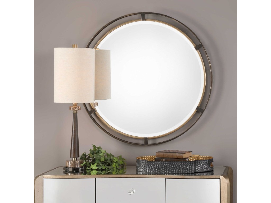 Carrizo Round Mirror