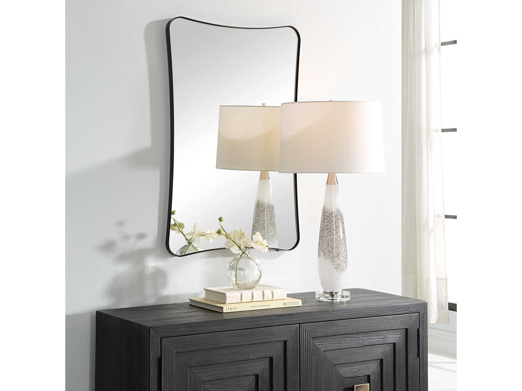 Loudon Vanity Mirror, Black