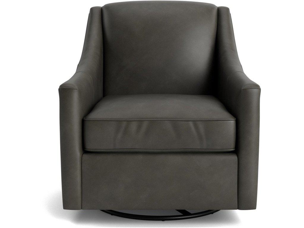 Corinna Leather Swivel Glider