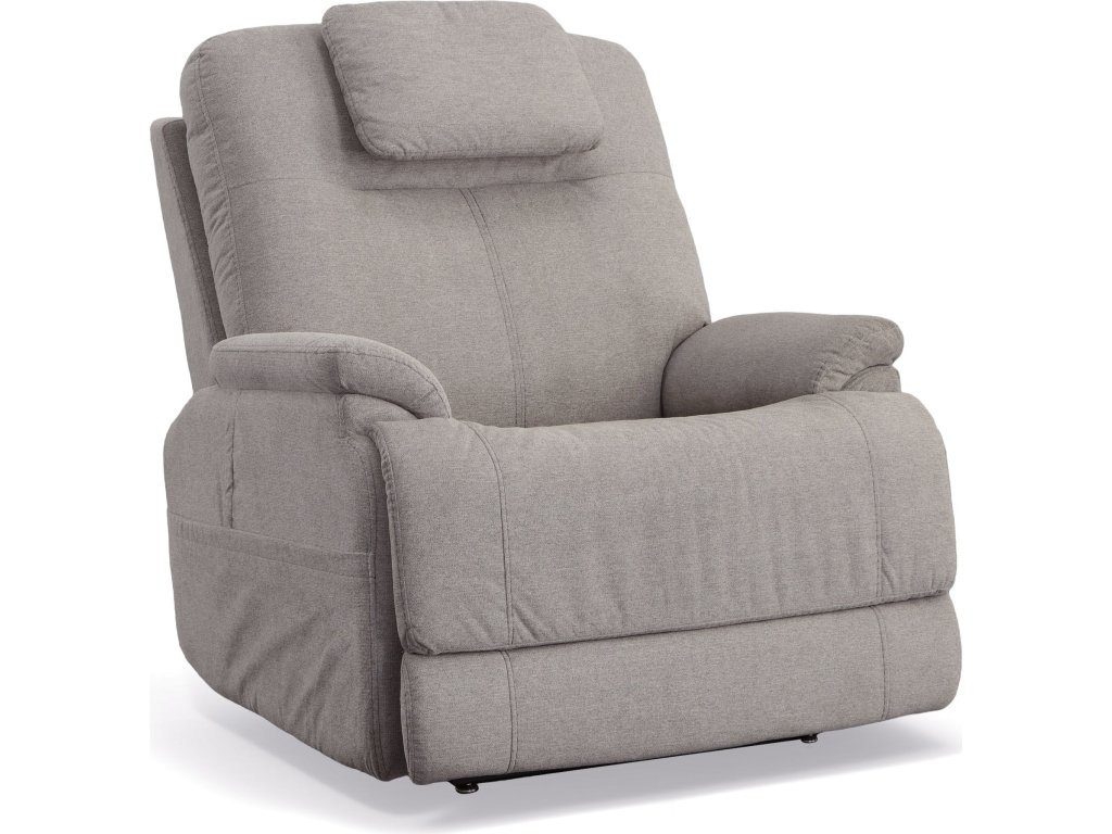 Zecliner Model 1 Dove Fabric Power Sleep Chair