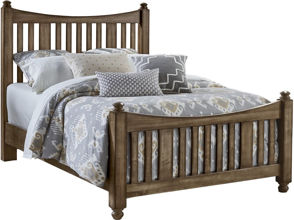 Slat Poster Bed With Slat Poster Footboard