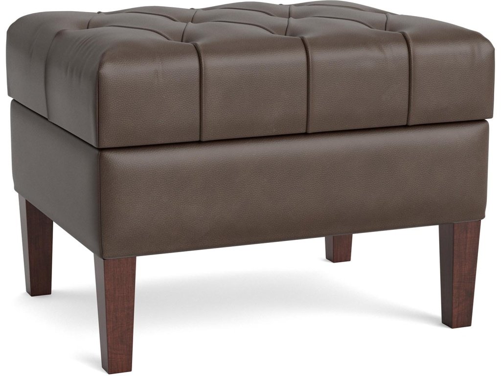 Dover Leather Rectangle Ottoman