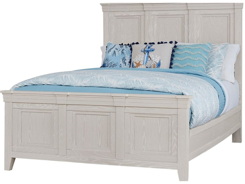 Mansion Bed With Mansion Footboard In Oyster Grey