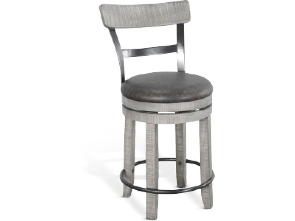 24"H Swivel Barstool Cushion Seat