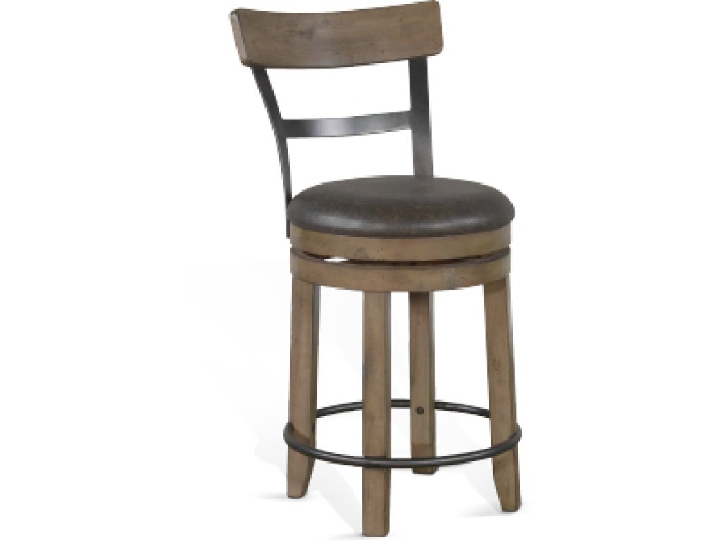 24"H Swivel Barstool Cushion Seat