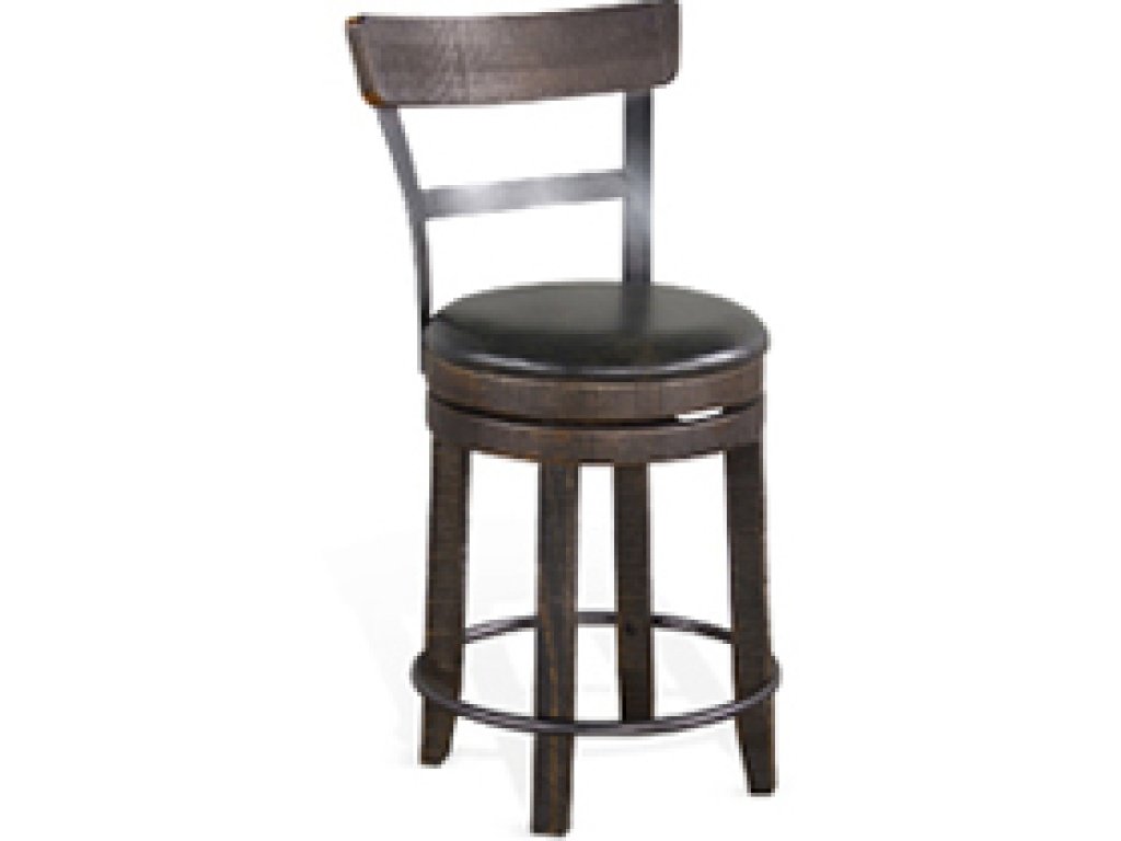 24"H Swivel Barstool Cushion Seat