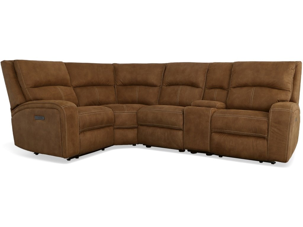 Power Reclining Sectional With Power Headrests