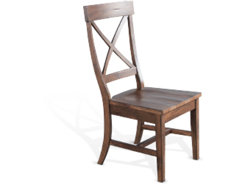 Tuscany Crossback Chair Wood Seat