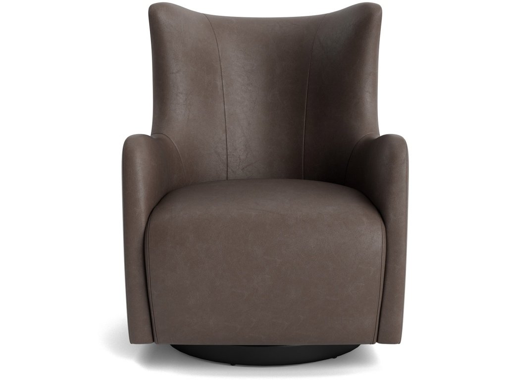 George Leather Swivel Chair