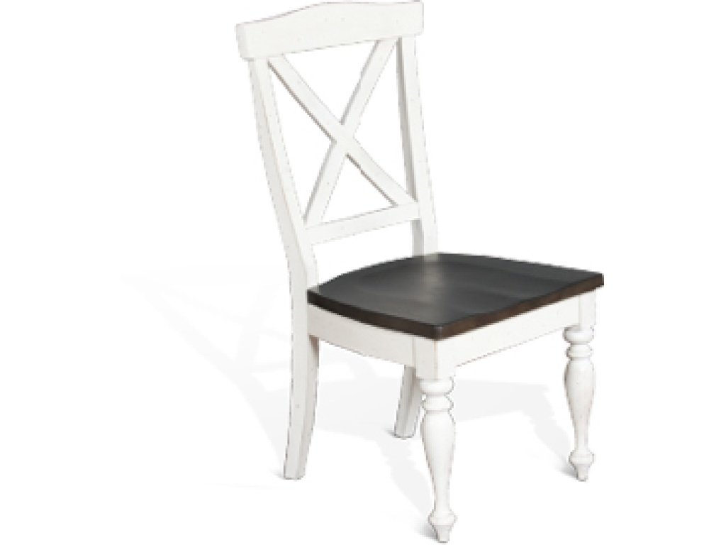 Carriage House Crossback Chair Wood Seat