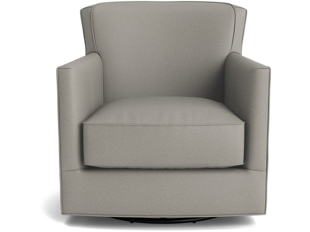 New American Living Leather Swivel Glider