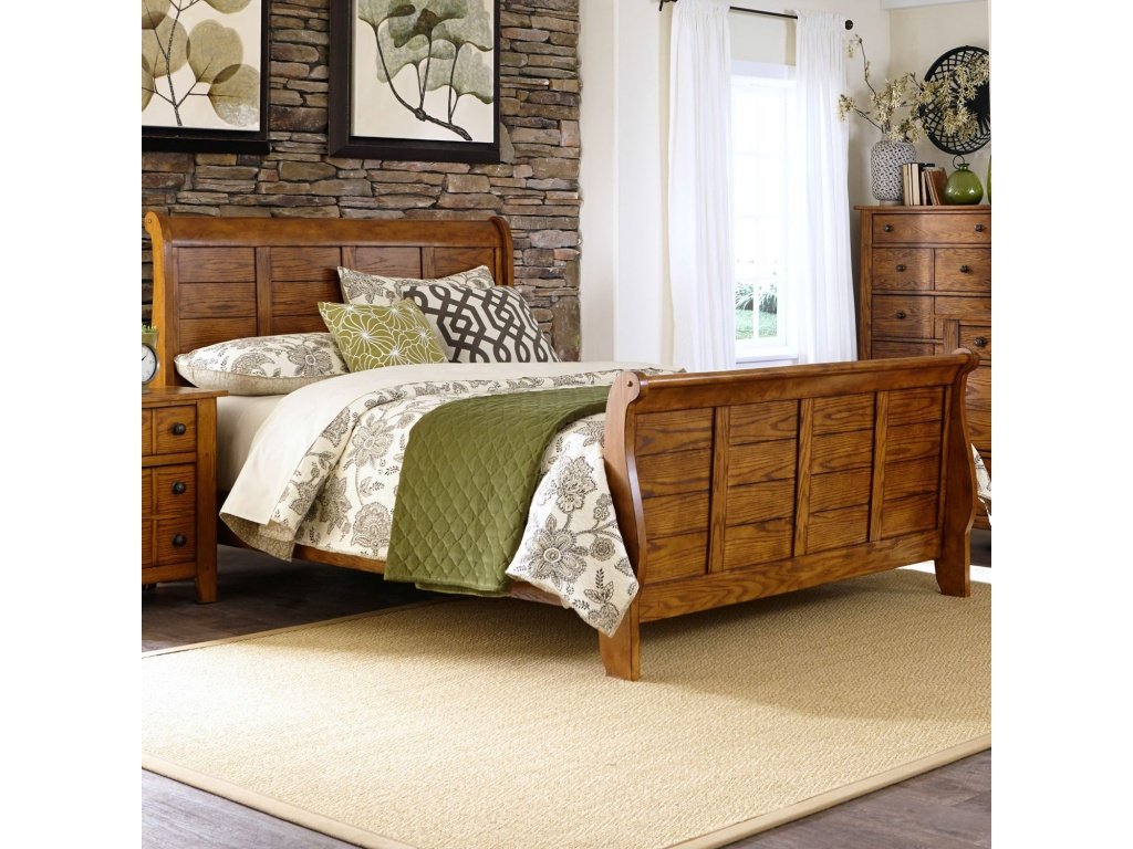 Queen Sleigh Bed