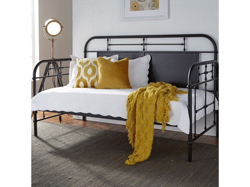 Twin Metal Day Bed - Black