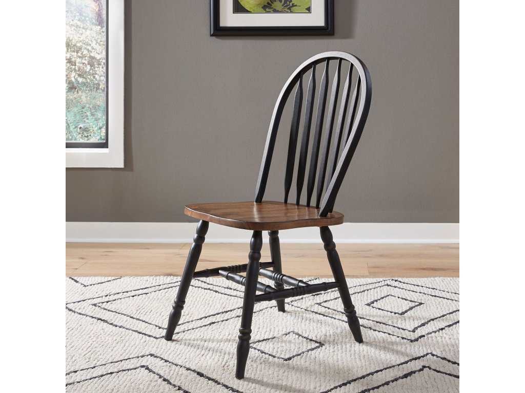 Windsor Side Chair- Black