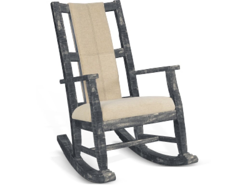 Black Sand Rocker/ Cushion Seat & Back