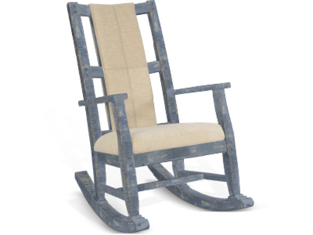 Ocean Blue Rocker/ Cushion Seat & Back