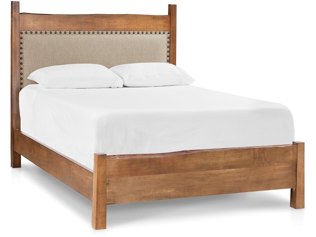 Heritage Live Edge Upholstered Bed