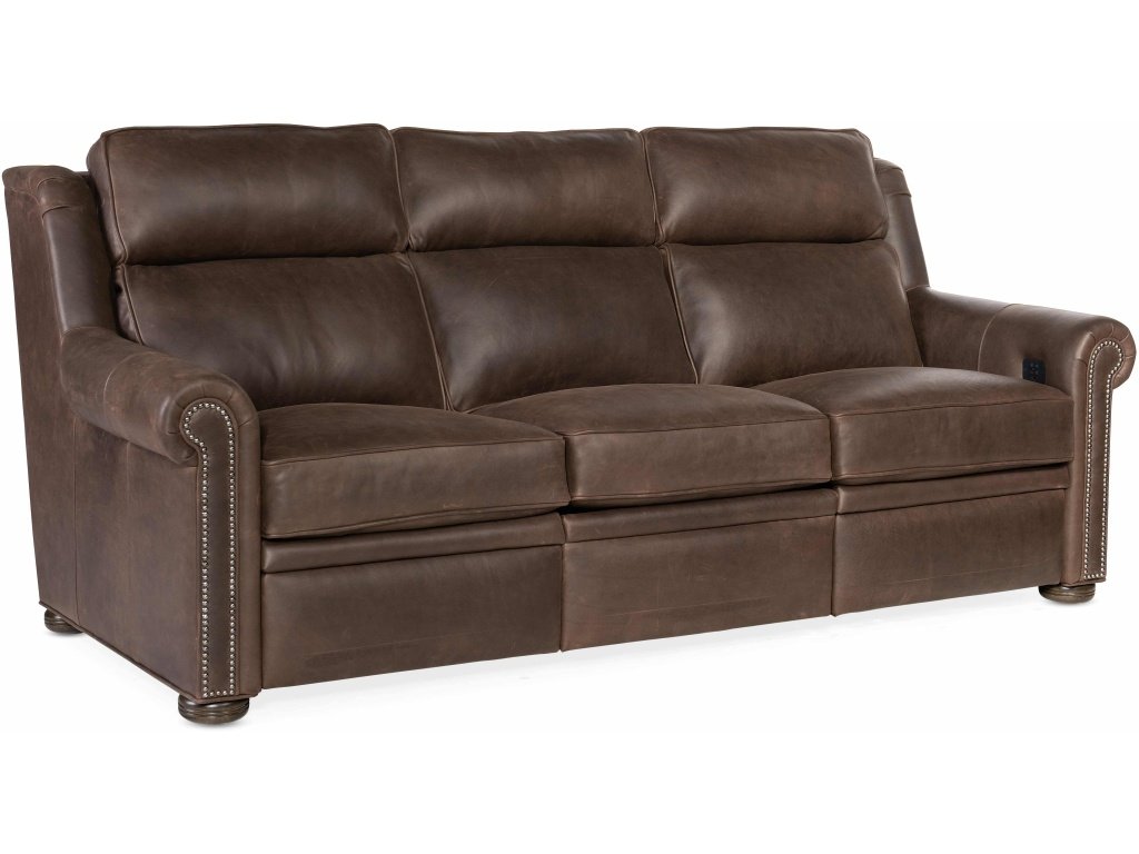 Reece Sofa L and R Full Recline w/Articulating Headrest - Two Pc Back