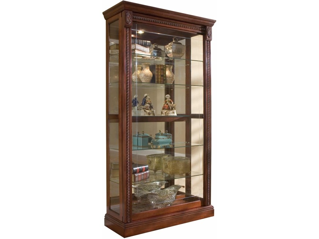 2-Way Sliding Door Curio Medallion Cher