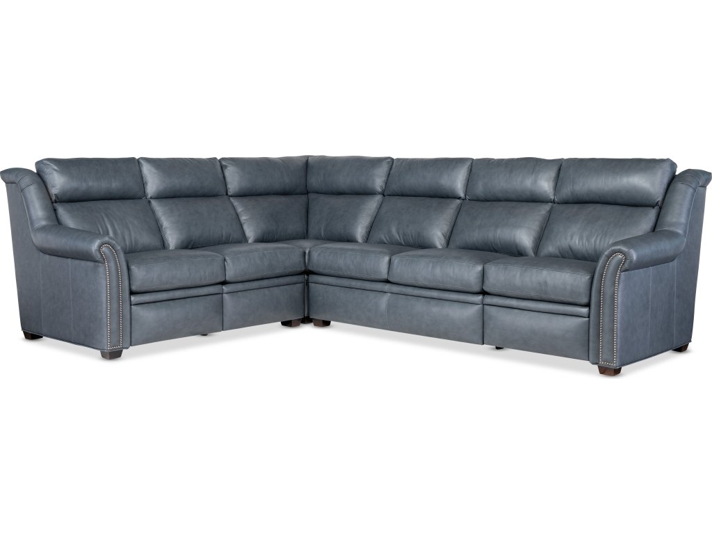 Robinson Reclining Sectional with Two-Piece Back