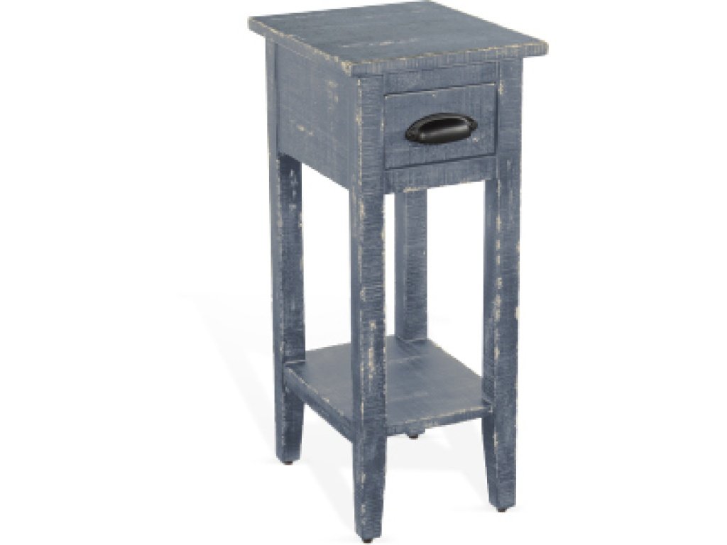 Ocean Blue Chair Side Table