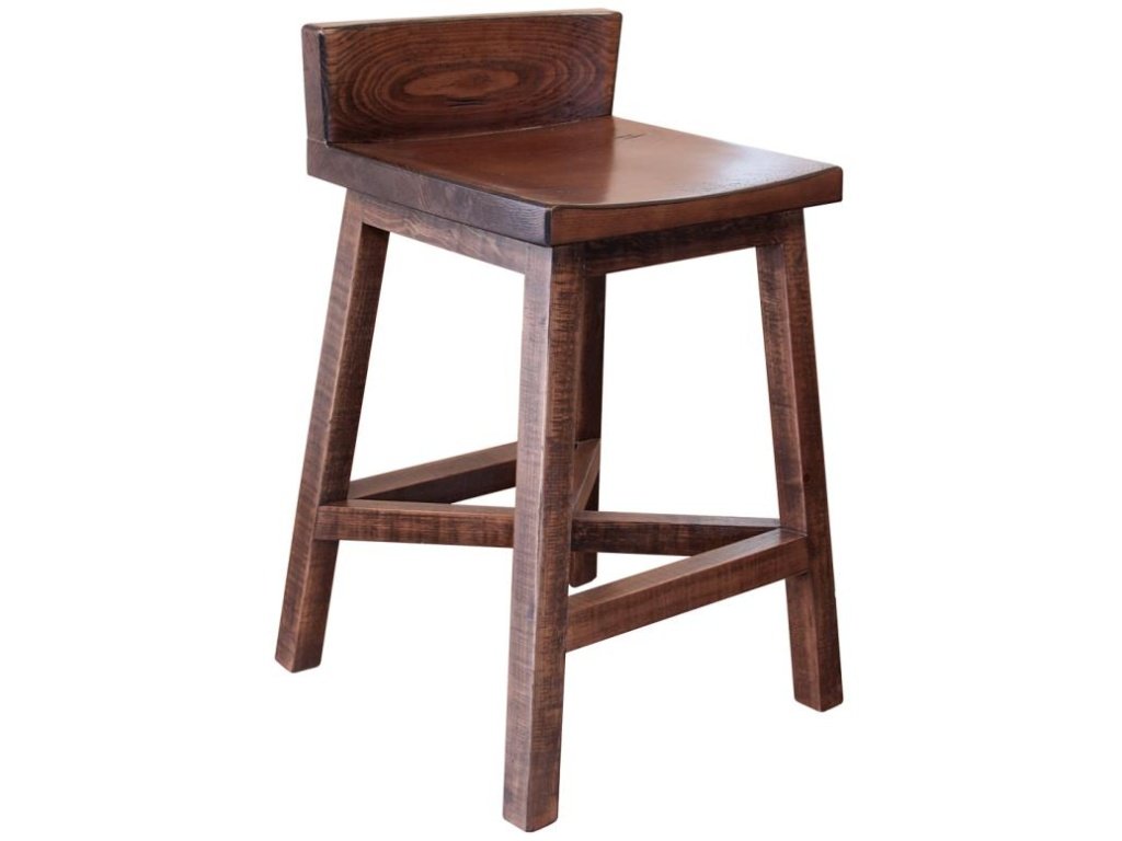 24" Wooden Stool