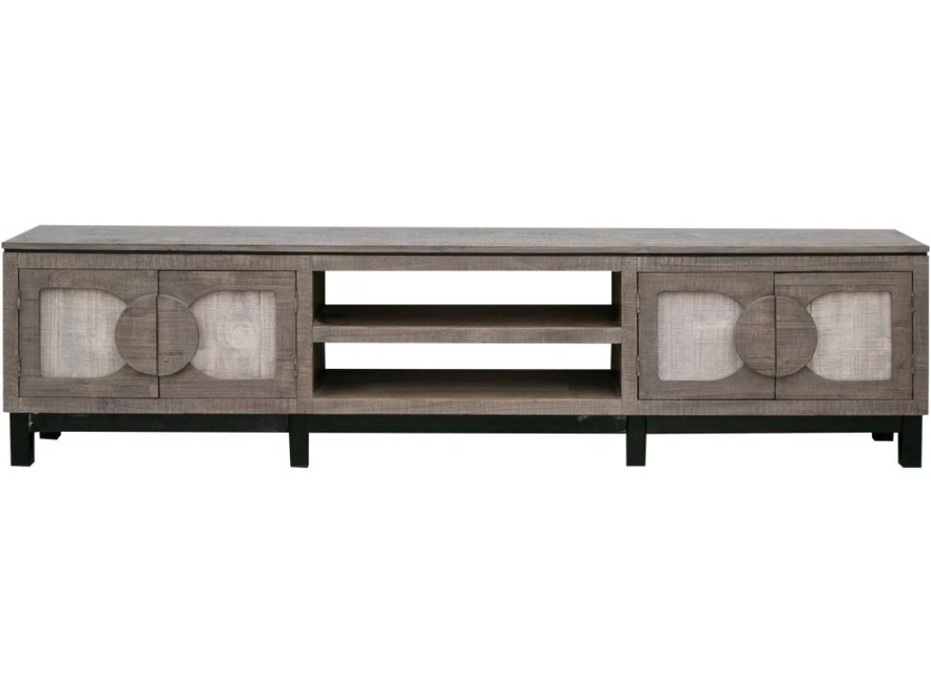 4 Door 93" TV Stand