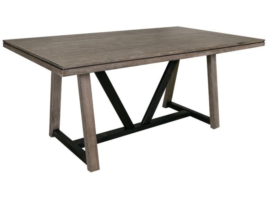 Metal Base Dining Table