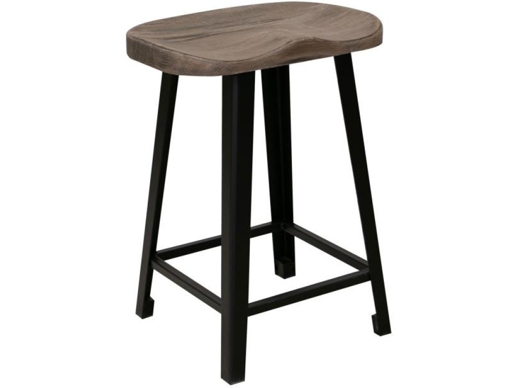 24" Wooden Stool