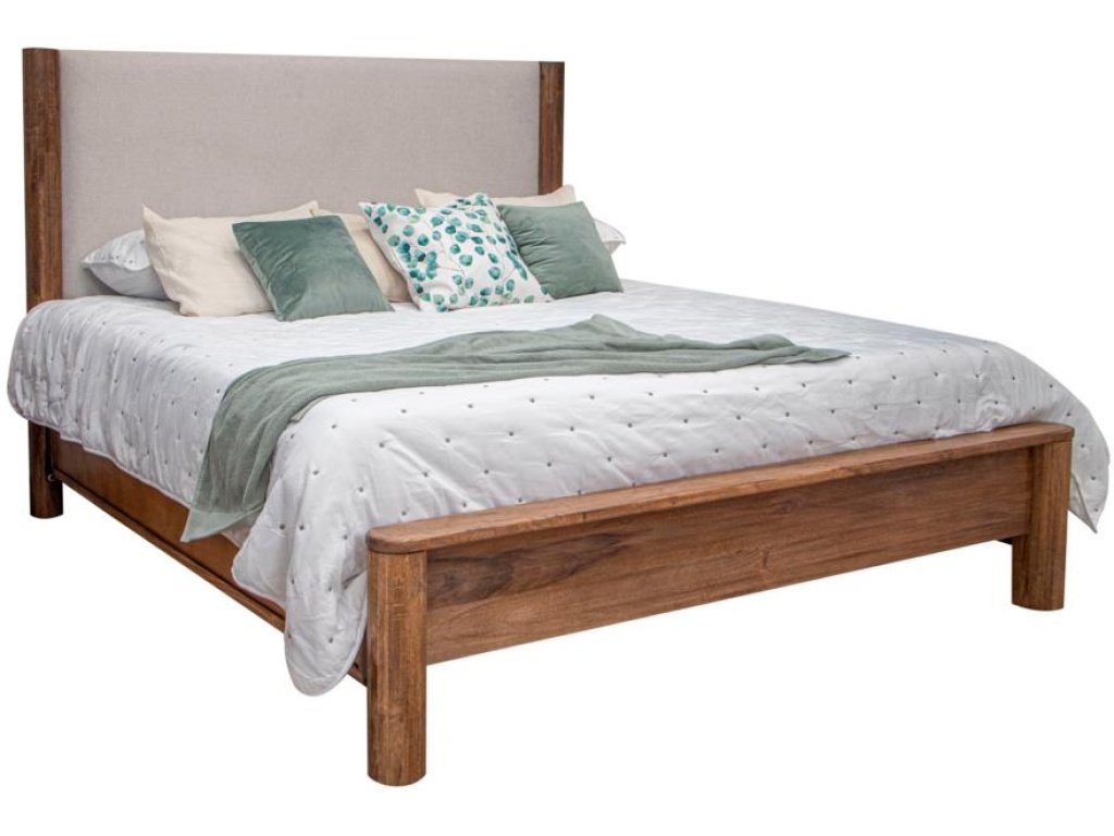 Olimpia, King Upholstered Panel Bed