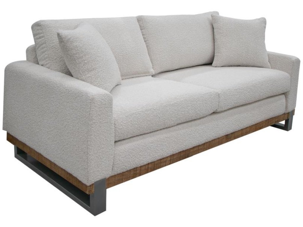 Metal & Wood Base, Loveseat