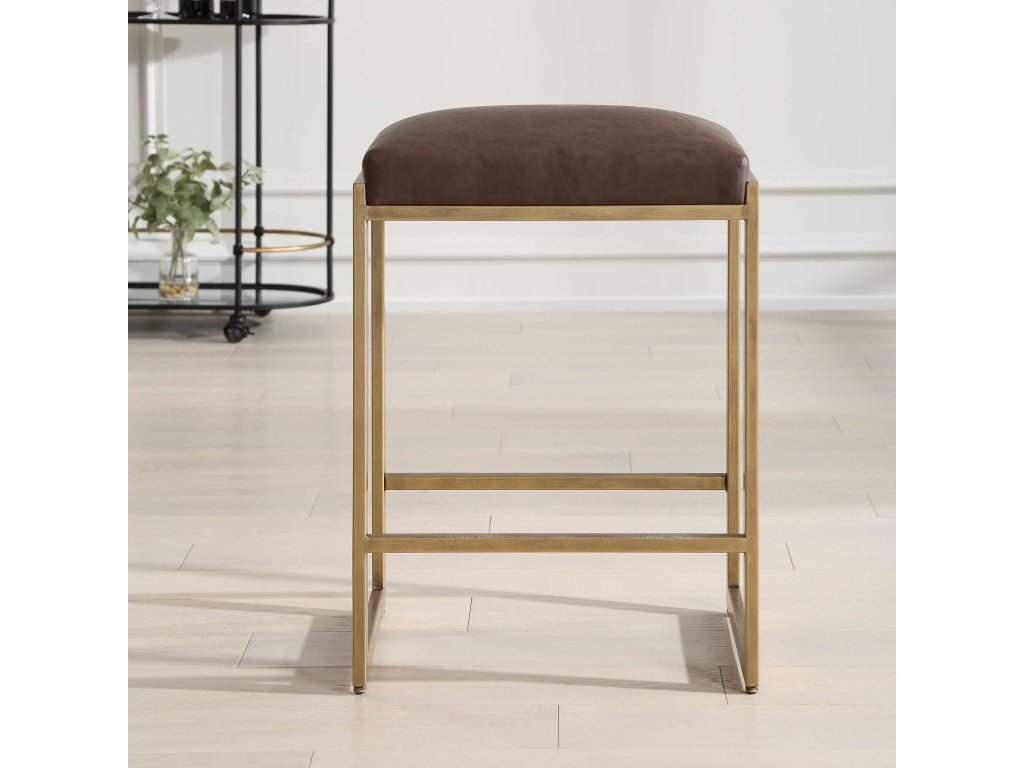 Atticus Counter Stool, Gold