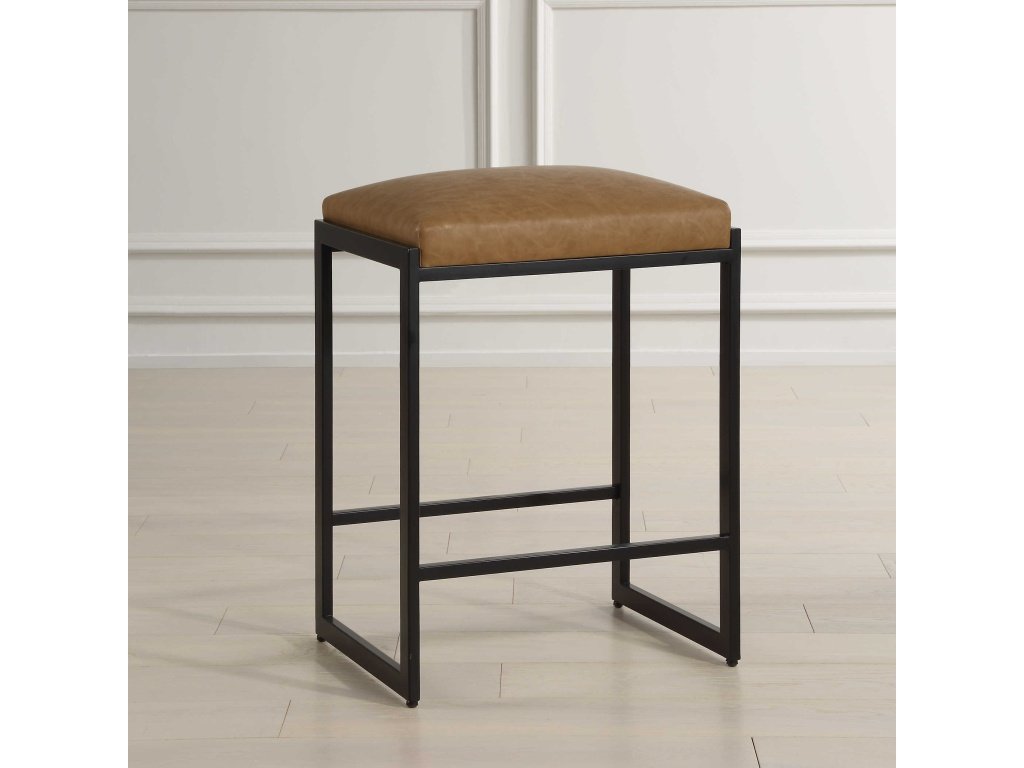 Atticus Counter Stool, Black