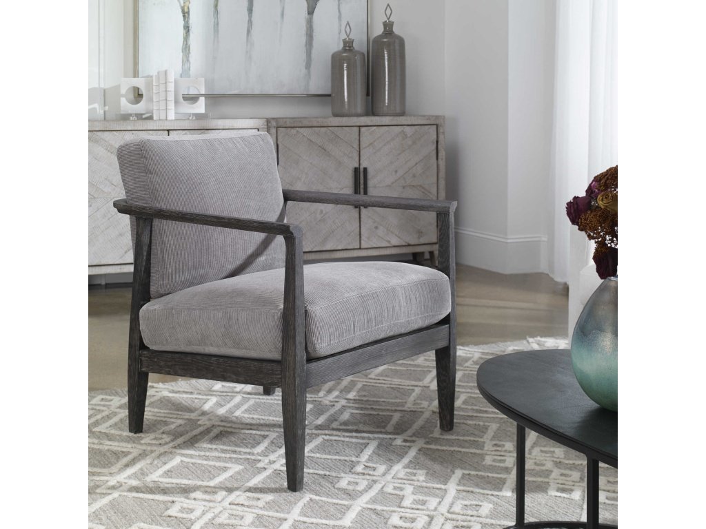 Brunei Accent Chair, Gray