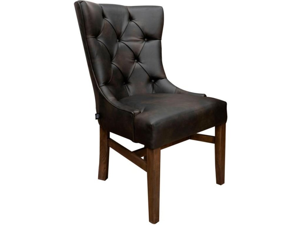 Tufted Backrest Upholstered Chair