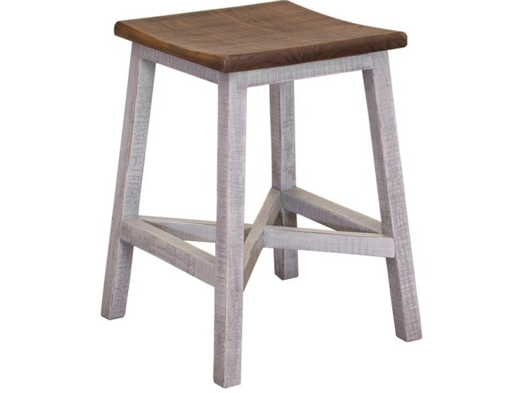 24" Wooden Stool