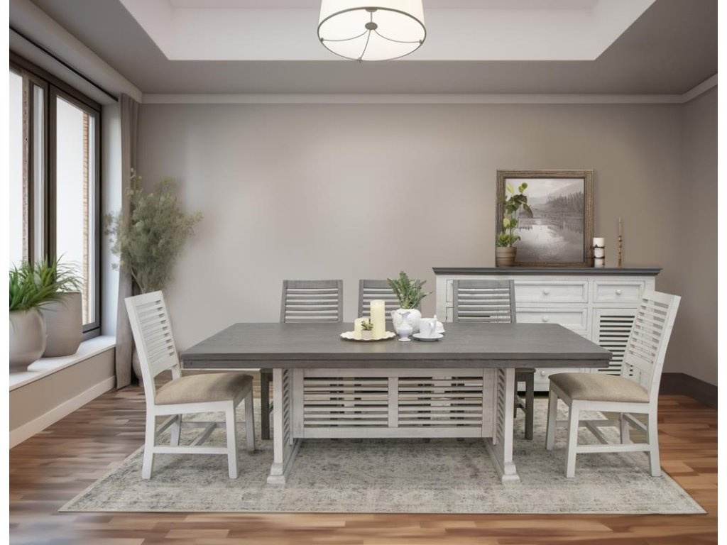 Stone, Rectangular Counter Dining Table