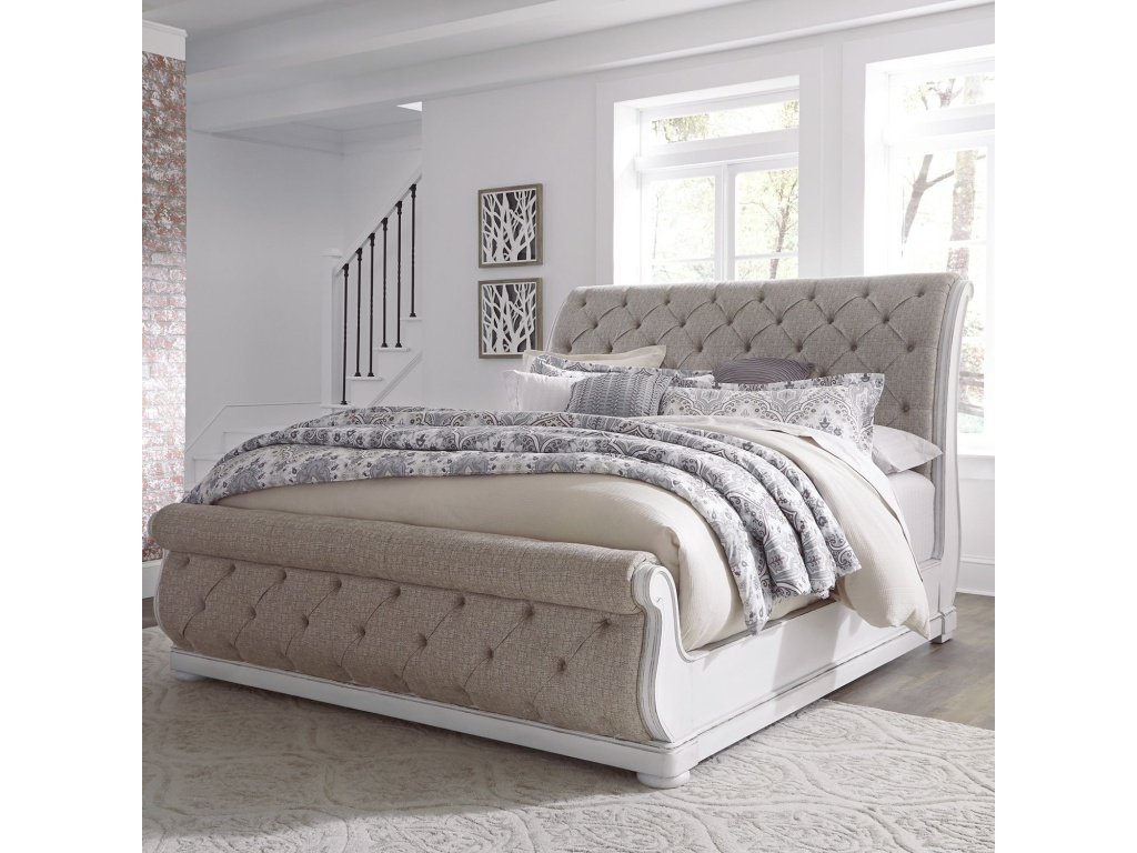 Queen Uph Sleigh Bed