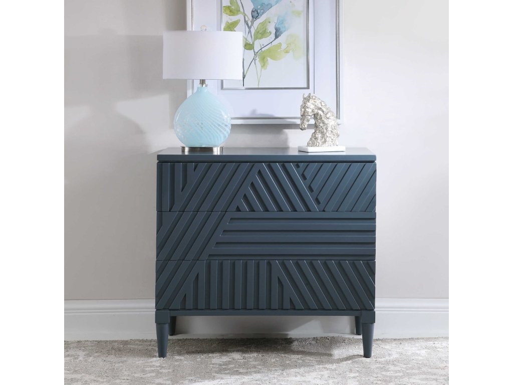 Colby 3 Drawer Chest, Blue