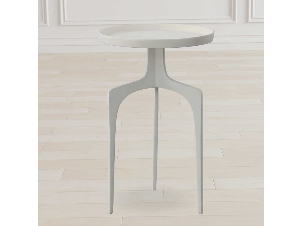 Kenna Accent Table, White