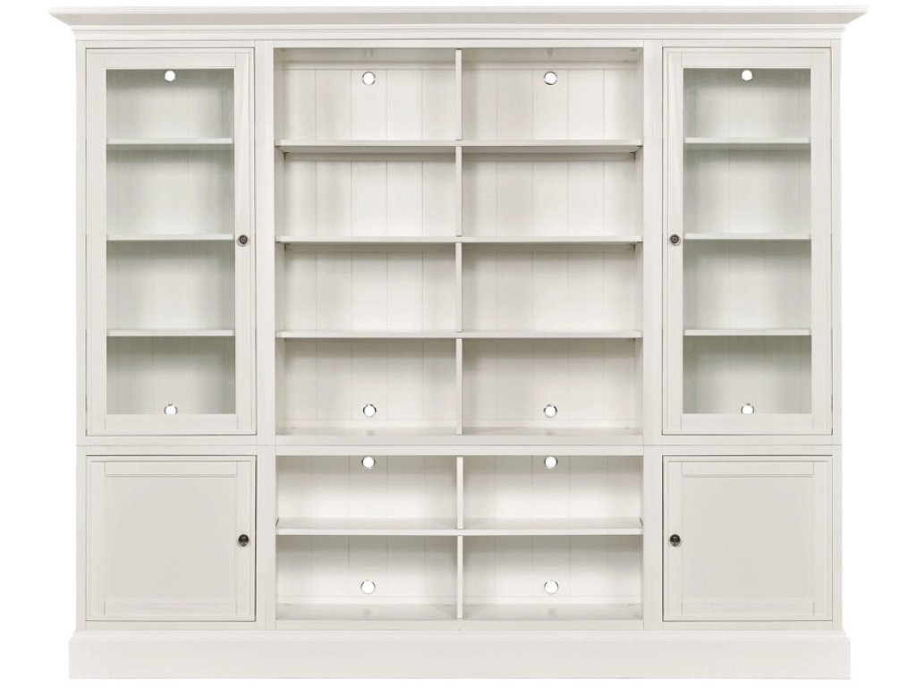 Quad Bookcase Entertainment Display