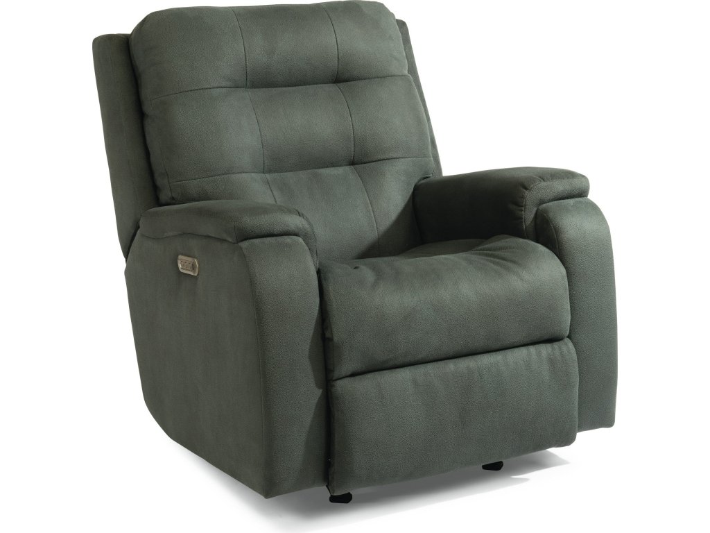 Arlo Fabric Power Recliner with Power Headrest & Lumbar