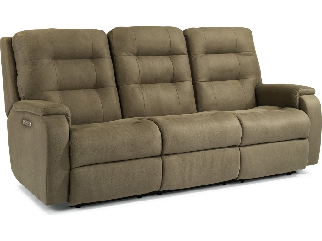 Arlo Fabric Power Reclining Sofa with Power Headrests