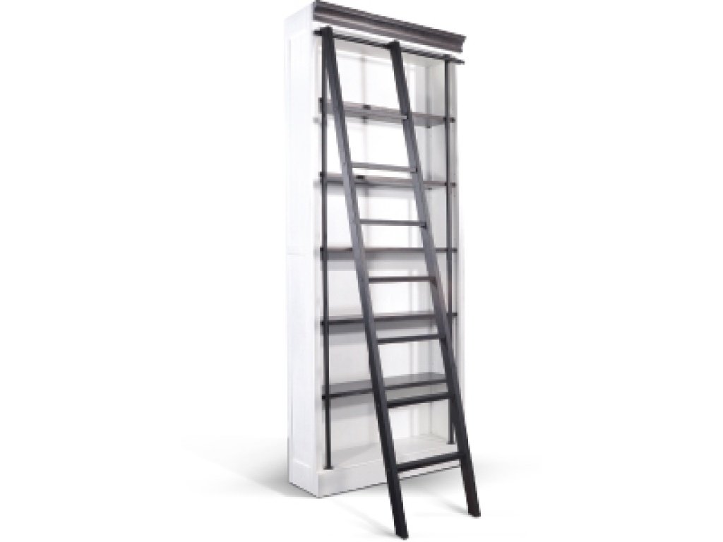 Bookcase w/ Wood Ladder