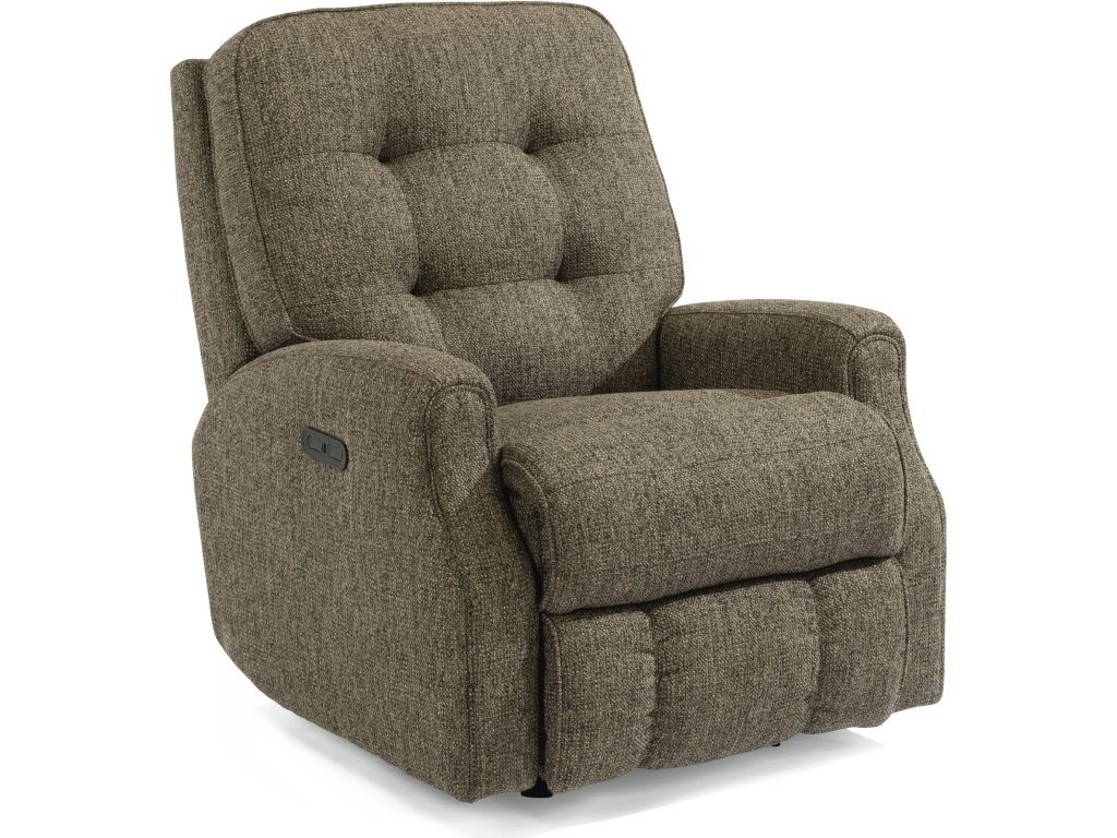 Devon Fabric Power Rocking Recliner with Power Headrest