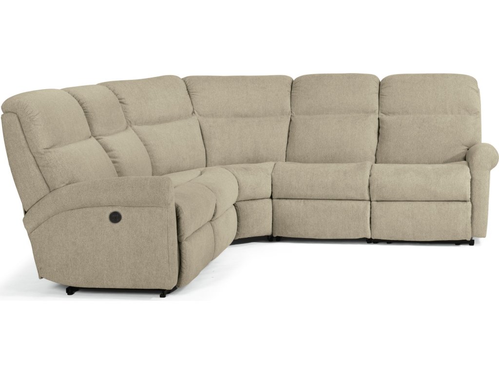 Davis Fabric Power Reclining Sectional