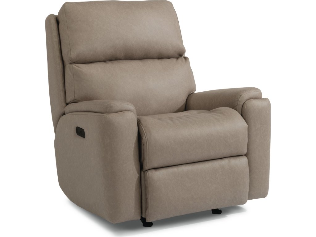 Rio Fabric Power Rocking Recliner with Power Headrest