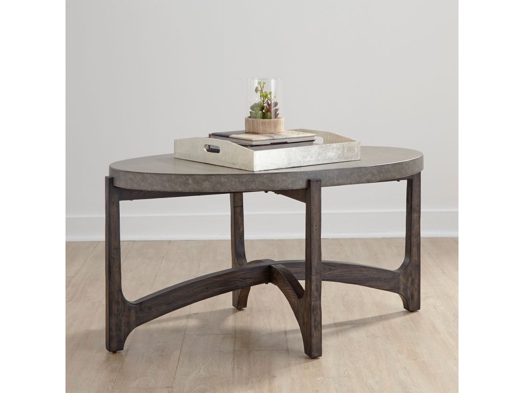 Oval Cocktail Table