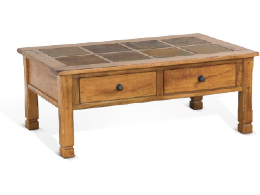 Sedona Coffee Table w/ Slate Top